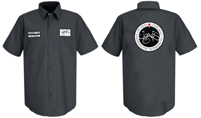 CHAOS work shirt front n back removebg preview