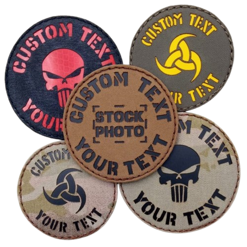 Custom Round Text and Image Laser Velcro Patch scaled removebg preview