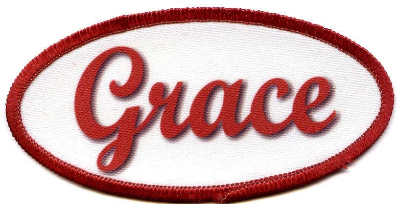 Sublimation name patch