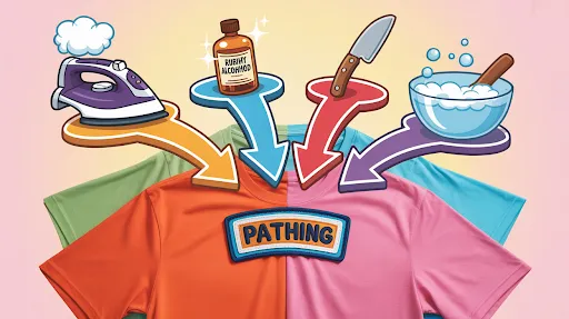 four methods to remove patch glue from cloth