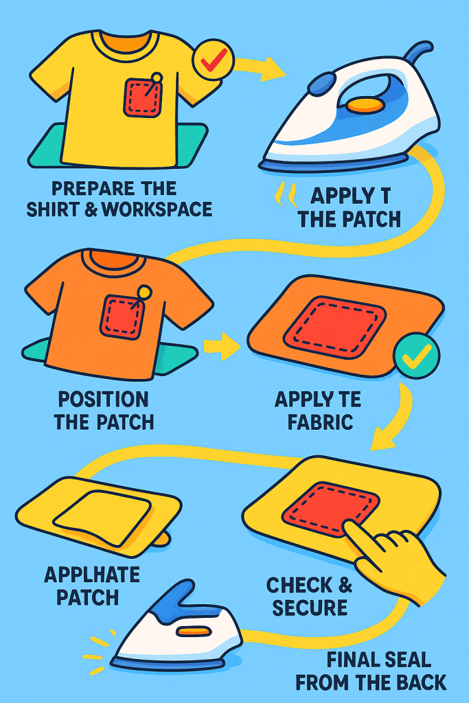 How to Iron on Patches in USA: Step to Get Perfect Results
