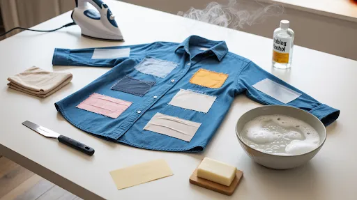 remove patch glue with simple steps