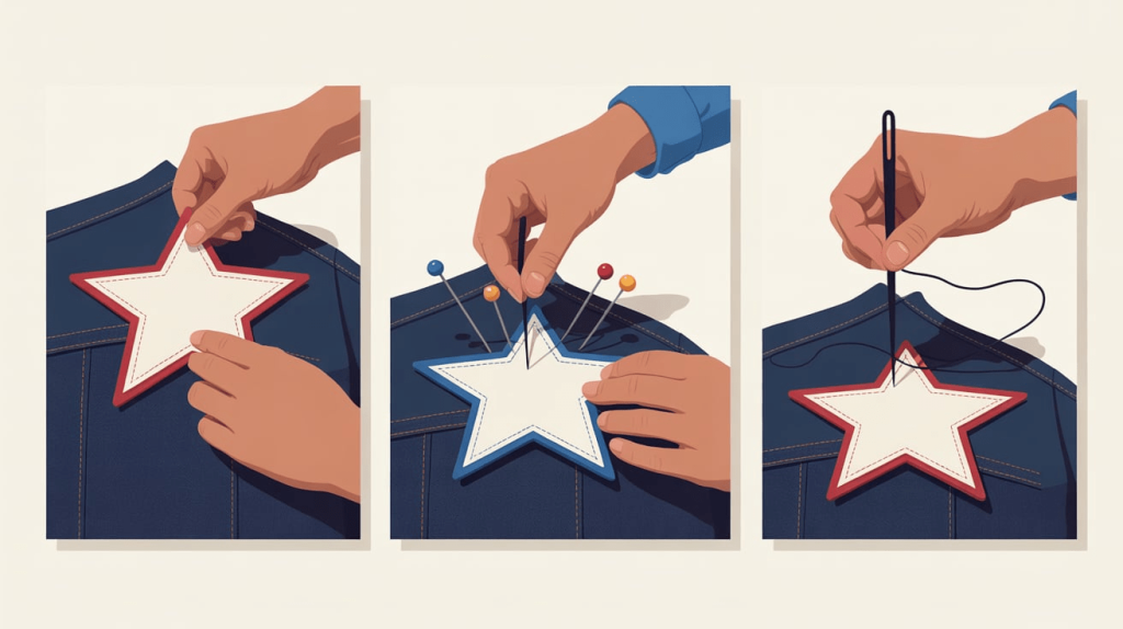 How to Sew a Patch on a Jacket | 3 Simple Steps - The Eagle Patches