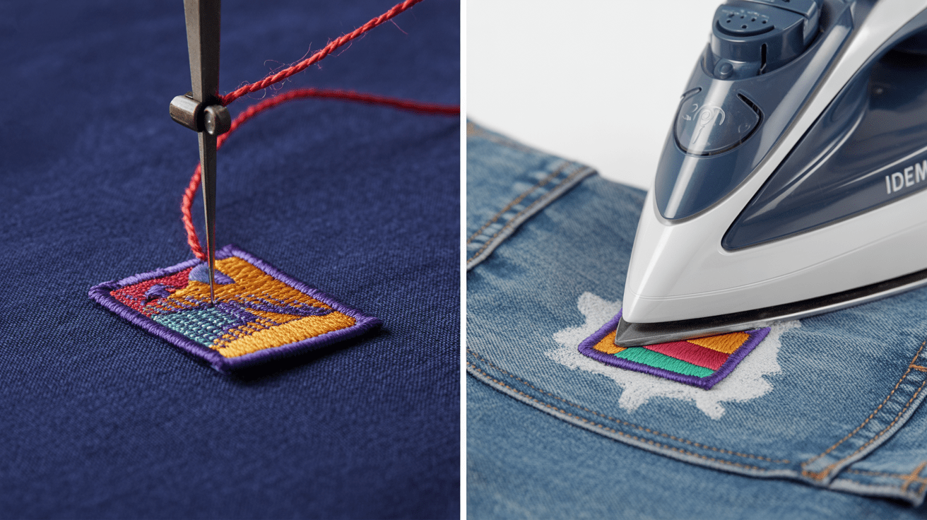 sew on vs iron patches