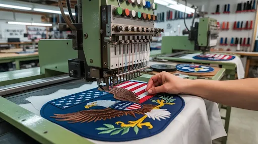 embroidered-patch-making-process-machine-stitching