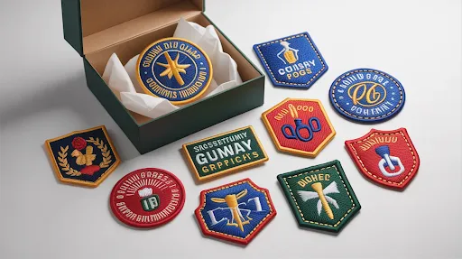 multiple-custom-patches-shown-as-a-promotional-gift