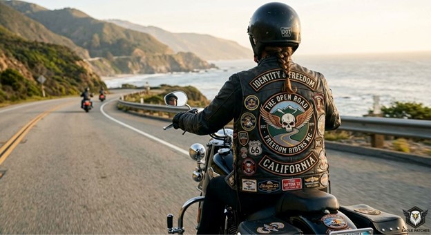 Express your identity on the road with custom motorcycle patches.