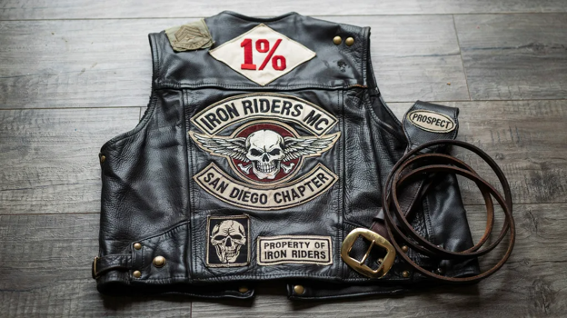 Motorcycle patches to be cautious of.