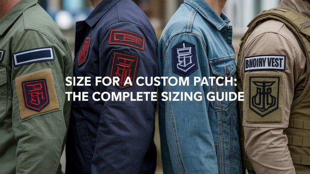Four different jackets showing different types of patch placements and types.
